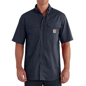 NWOT Carhartt Rigby Relaxed Fit XXL Button-down Shirt Navy